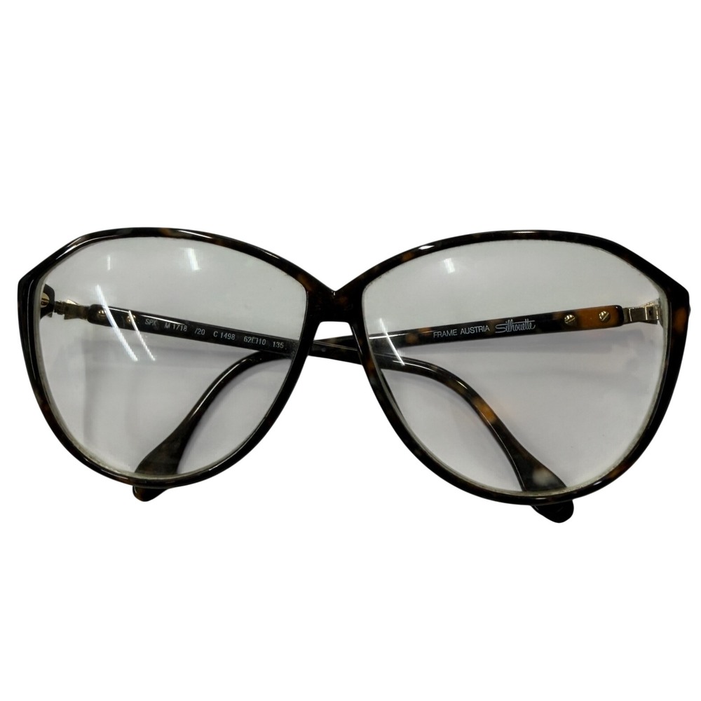 Silhouette SPX M 1718 Tortoise Oversized Eyeglasses Frame Austria 62-10-135